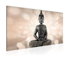 Tableau decoration murale Bouddha Feng Shui - XXL Impression sur Toile Salon Appartment 1 Parties - prêt à accrocher - 506612a
