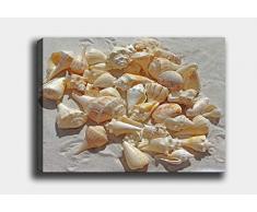 Bonamaison Peinture sur toile, multicolore, 40 x 60 cm - ConÃ§u et fabriquÃ© en Turquie