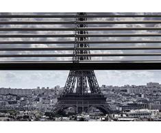 Tapisserie dÃ©co poster BONJOUR PARIS 3 x 2,70 m | DÃ©co et photo murale XXL QualitÃ© HD Scenolia