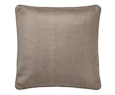 NÃ©erlandais Decor Ohio Coussin Coque, Cuir, Taupe, 45Â x 45Â cm