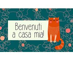 Gift Company Paillasson Bienvenue chez Moi, Coco, coloré, 75 x 2 x 45 cm