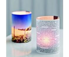 men-u Image Lanterne en Verre, Acier Inoxydable et Plastique - 2 Pics
