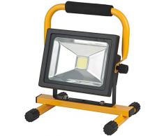 Brennenstuhl 1171260201 Projecteur portable LED Chip 20 W avec batterie rechargeable USB IP54