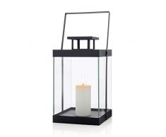 blomus 63687 Lanterne, MÃ©tal, Noir, 21,5 x 21,5 x 36,5 cm