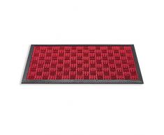 Supreme Paillasson Tapis Taille : 40 cm x 60 cm (4?en - 1 m x 1 m), 12 Couleur : Rouge