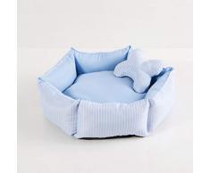 Wags N Whiskers Piper Lit pour Animal de Compagnie Bleu