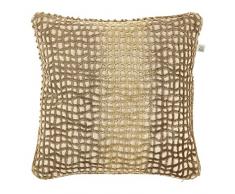 Dutch Decor Coussin Leila 45x45 cm Taupe - Coussins DÃ©co - Oreiller DÃ©coratif - DÃ©houssable - ZippÃ©