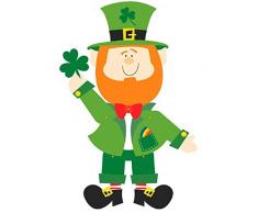 Amscan St. Patrick Day Leprechaun Clapier à découpe
