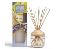 Yankee Candle Brins Diffuseurs, Citron Lavande, 120 ml, Jusquà 10 Semaines de Parfum