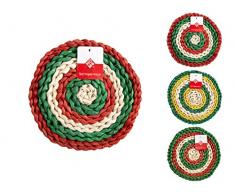 Home 8573018 Lot de 6 dessous de plat ronds assortis 18 cm