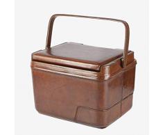 Better & Best Seau à glace rectangulaire en cuir, 28 x 23 x 20,5 cm,
