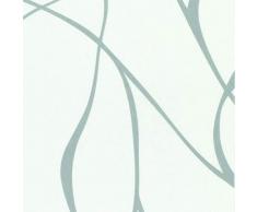 Gardinia Klöckner Panneau Japonais Décor 121 Wave 60 x 245 cm, Vague Blanc/Gris