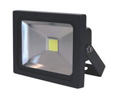 Ranex XQ1220B Projecteur LED 20 W Noir, aluminium, intÃ©grÃ©, 20 W