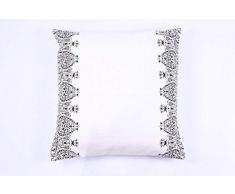 La Finesse - Housse de Coussin carrÃ©e dÃ©corative 50 x 50 cm pour la Maison en Coton pour Le Salon, Le canapÃ©, la Chambre Ã Coucher, Tissu colorÃ©, Taille Unique