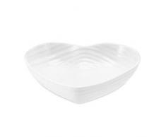 Sophie Conran pour Portmeirion Bol de Petit Coeur, Porcelaine, Blanc, 15Â x 15.7Â x 3.4Â cm