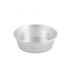 HABI Moule Moule à Tarte Haut, Aluminium, Gris, 24 x 24 x 6 cm