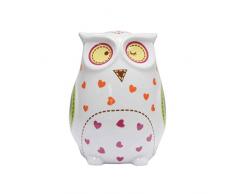 Top Choice Love Hearts Chouette Tirelire, Multi Couleur