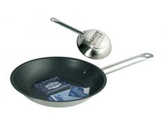 PARDINI PoÃªle antiadhÃ©sive en INOX pour hÃ´tel, 24 cm, casseroles et prÃ©paration