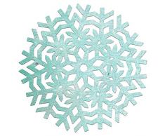 Cercles Lynn Designs Napperon Découpe géométrique Flocon de Neige, 7,6 cm x 7,6 cm, Acrylique, Multicolore