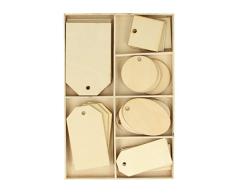 Artemio Plateau Rectangulaire, Bois, 12,5 x 18,5 cm