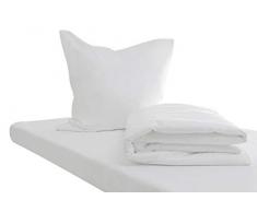 Inconnu MSS Housse de matelas anti-acariens 12-15 cm, Microfibre, blanc, 180 x 200 x 15 cm