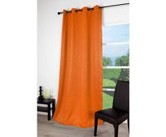 FENETRE SUR COUR Rideau Zebra 210G Occultant, Orange, 140x260 cm