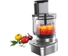 Electrolux EFP9400 Robot de cuisine Masterpiece, technologie PowerTilt, 3 lames en titane, carafe de 2 litres, 1200 W, gris, acier