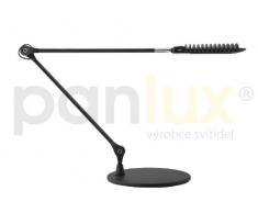PANLUX s.r.o.. â Lampe de Table/Bureau LED de Luxe avec Une Base de Noir sur la Table lara Duo, Blanc Chaud, iP20, 12 W â - pn23100001