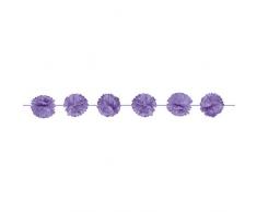 amscan Lilas Fluffy Guirlande