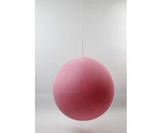 Cotton Ball Lights Lampe suspension 25Â cm, coton, Soft Pink