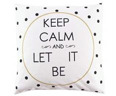 La Finesse Housse de Coussin carrÃ©e dÃ©corative 50 x 50 cm pour la Maison en Coton pour Salon, canapÃ©, Chambre Ã Coucher, Tissu colorÃ©, Taille Unique