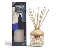 Yankee Candle Brins Diffuseurs, Nuit dété, 120 ml, Jusquà 10 Semaines de Parfum