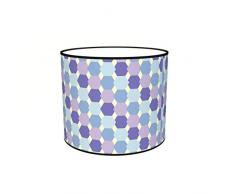 Abat-jours 7111307593515 ImprimÃ© Fivas Lampadaire, Tissus/PVC, Multicolore