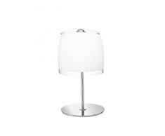 Rossini éclairage a.1032 â 2-B Lampe de table en verre E14, 11 W, Blanc