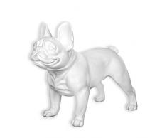 World Art Bouledogue franÃ§ais Sculpture En RÃ©sine, Multicolore, 40x25x50 Cm