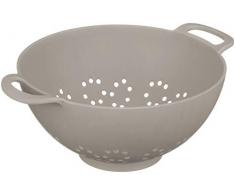 Une domo Pv-bam-6076Â Point-Virgule Passoire Ciment Gris Ã 23.5Â cm H 12Â cm, fibre de bambou, gris