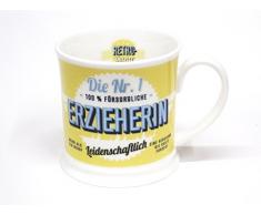 H&H 195000048 Tasse, Porcelaine, Mehrfarbig, 12 x 8,7 x 8,7 cm