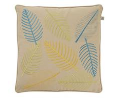 Dutch Decor Coussin Nara 45x45 cm Sable - Coussins Déco - Oreiller Décoratif - Déhoussable - Zippé