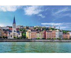 Papier Peint dÃ©co poster QUAIS DE SAÃNE 3 x 2,70 m | DÃ©co et photo murale XXL QualitÃ© HD Scenolia