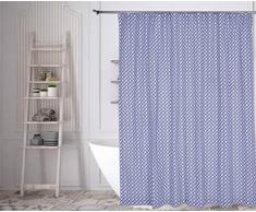 Kensie Rideau de Douche, Bleu Marine, 72x72