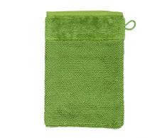 MÃVE Bamboo Luxe Gant de Toilette 15 x 20 cm, Fabriqué en Allemagne, 60% coton / 40% viscose en pulpe de bambou, Peridot (Vert)