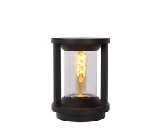Lucide 15804/22/30 Borne extÃ©rieur, Aluminium, 15 W, Noir
