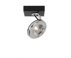 Lucide XENTRIX - Spot Plafond - Ã 11 cm - LED Dim. - 1x12W 2700K - Noir