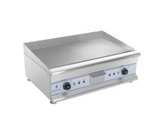 Helloshop26 Plancha Ãlectrique Lisse-60Cm-2 X 3.2Kw Acier INOX Professionnel