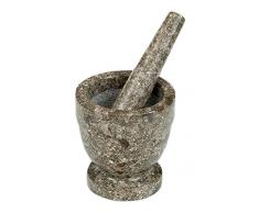 Victor Mortier et Pilon en marbre, Marron, 8,5Â cm