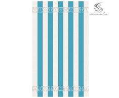 SECANETA Serviette de Plage Crucero pour Femme Couleur : Turquoise Taille Unique 100 x 170 cm