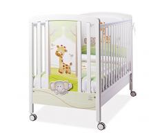 Italbaby Gina Lit Bébé, Blanc, Multicolore, Taille Unique