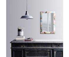 Bonamaison DÃ©coration Murale Impression sur Miroir EncadrÃ© sur Toile, Dimensions: 40 x 60 Cm - ConÃ§u et fabriquÃ© en Turquie