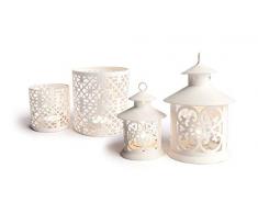 ZZZ merry christmas set Lanterne 4Â unitÃ©s. CrÃ¨me