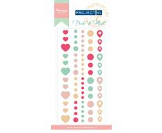 Marianne Design en émail Stickers, Noir/Blanc